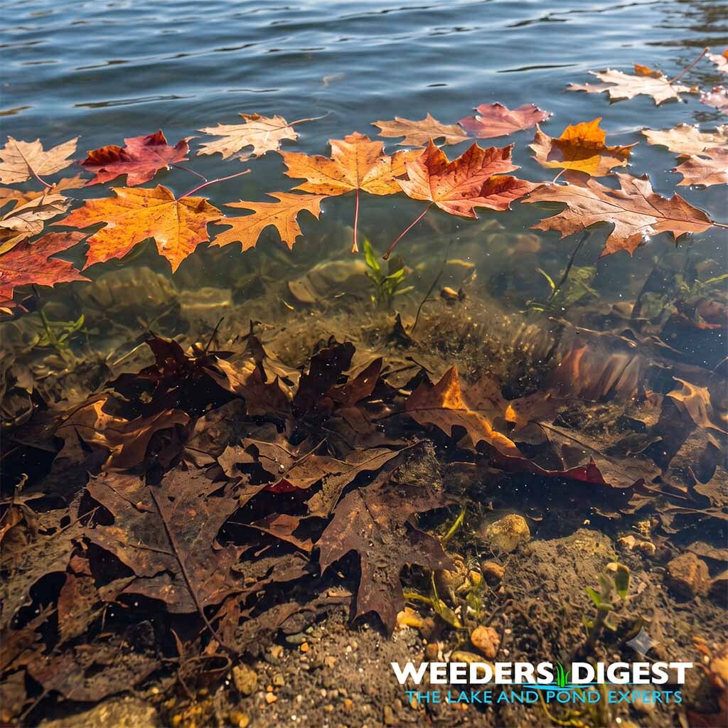 <p>How Falling Leaves In September Alter The Chemistry Of Your Lake Bottom</p>
<p>When autumn leaves fall into your lake in September, they immediately begin to decompose, absorbing vital dissolved oxygen from the water and releasing stored nutrients like phosphorus into the lake bottom. As the leaves settle on...</p>
<p><a href="/lake-and-pond-science/how-falling-leaves-in-september-alter-the-chemistry-of-your-lake-bottom/">Read more</a></p>