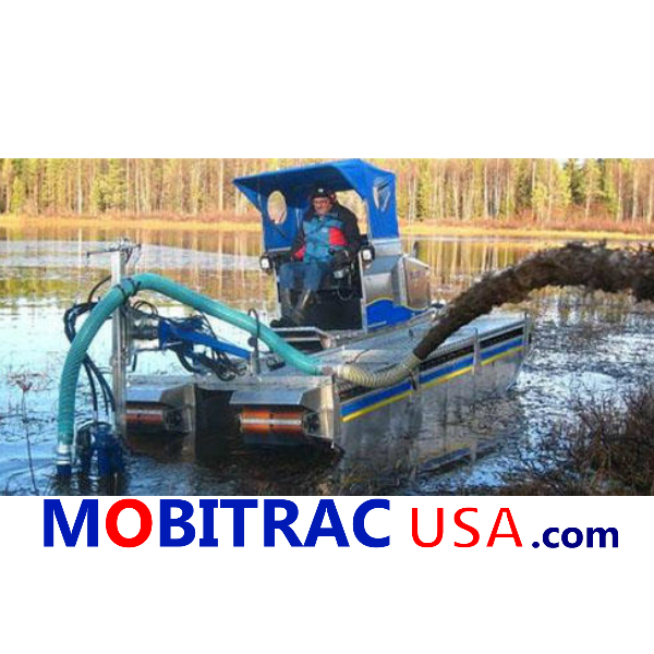 Amphibious Aquatic Machine That Harvests, Cuts, Excavates