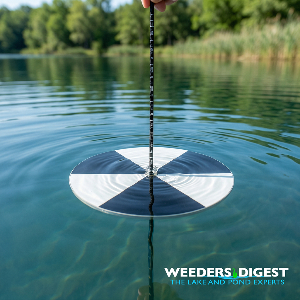 <p>My Secret to Crystal Clear Water: Understanding the Secchi Disk and Your Pond&rsquo;s Health</p>
<p>When I look out over a body of water, the first thing I usually notice is its color and clarity. You might have seen a simple, black-and-white patterned circle being lowered into a lake from a boat and wondered what on earth was going to happen next...</p>
<p><a href="https://weedersdigest.com/my-secret-to-crystal-clear-water-understanding-the-secchi-disk-and-your-pond-s-health/">Read more</a></p>