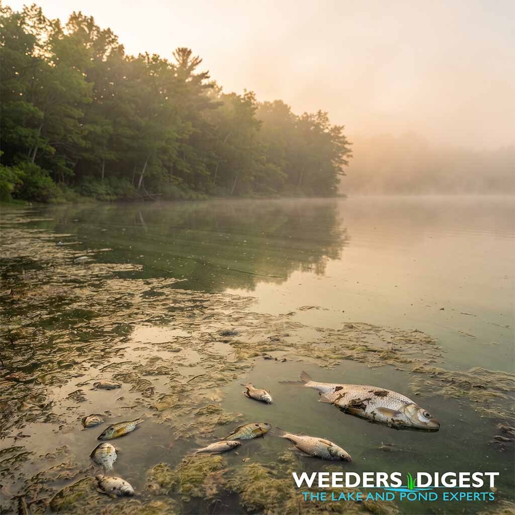 <p>Navigating Late-Summer Fish Kills: Understanding Our Waters as Temperatures Peak</p>
<p>Late-summer fish kills are sudden mortality events driven primarily by severe drops in dissolved oxygen levels resulting from peak water temperatures, seasonal stratification, and high biological oxygen demand. When...</p>
<p><a href="/lake-and-pond-science/navigating-late-summer-fish-kills-understanding-our-waters-as-temperatures-peak/">Read more</a></p>
