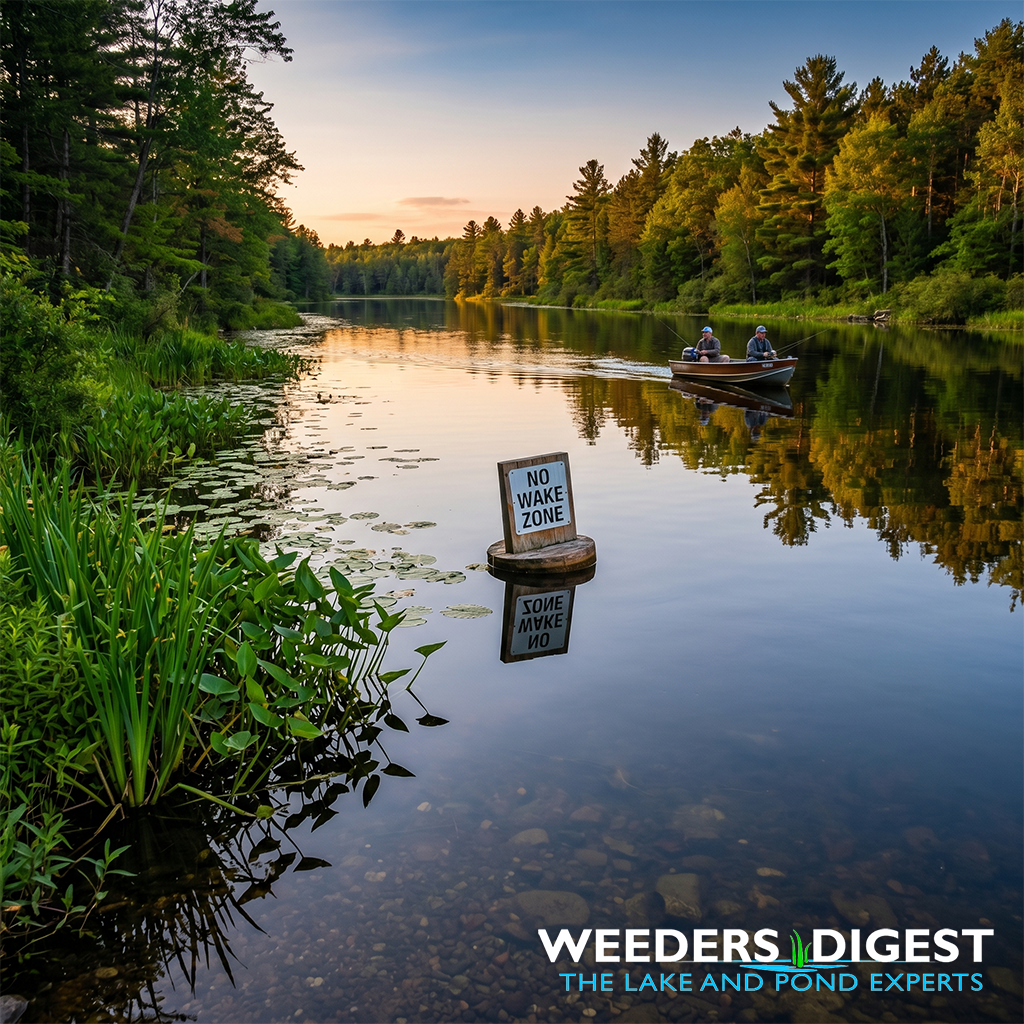 <p>Protecting Your Shoreline: Why I Respect No-Wake Zones in Quiet Bays</p>
<p>When you are out on the water, seeing a "no-wake" sign in a narrow channel or a secluded bay might feel like a minor inconvenience, but these zones are actually vital for the health of your lake. A "wake" is the wave created by the...</p>
<p><a href="/lake-and-pond-science/protecting-your-shoreline-why-i-respect-no-wake-zones-in-quiet-bays/">Read more</a></p>