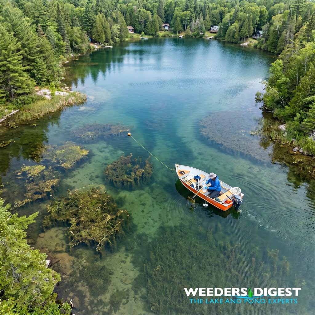 <p>Tracking Your Lake's Health: How to Evaluate Your Aquatic Weed Management Program</p>
<p>Managing aquatic weeds in your pond or lake is rarely a one-time chore, but rather an ongoing commitment to the health of your entire ecosystem. When you invest time and energy into controlling nuisance plants, you need to know...</p>
<p><a href="/lake-and-pond-science/tracking-your-lake-s-health-how-to-evaluate-your-aquatic-weed-management-program/">Read more</a></p>