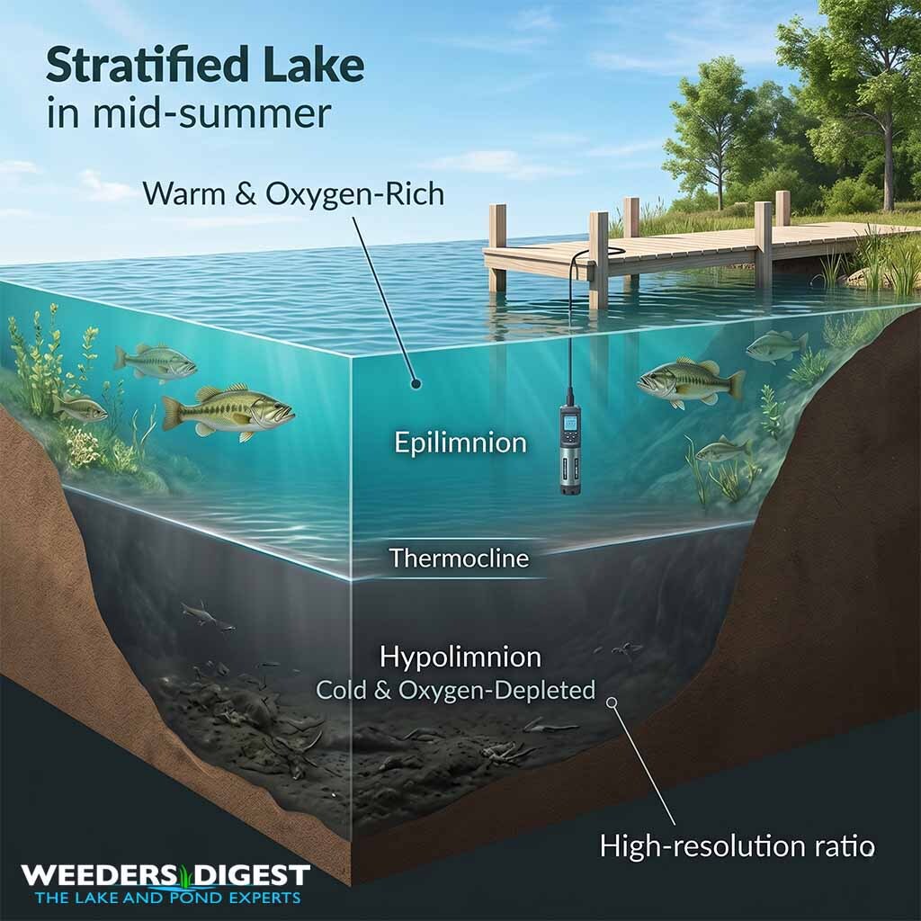 <p>Why Your Lake&rsquo;s Hidden Chemistry Dictates Everything From Algae Blooms to Fishing Success</p>
<p>Limnology and water quality chemistry are the structural backbones that determine the health, clarity, and biological viability of your private lake or backyard pond. Every aquatic ecosystem behaves like a living, breathing chemical...</p>
<p><a href="/lake-and-pond-science/why-your-lake-s-hidden-chemistry-dictates-everything-from-algae-blooms-to-fishing-success/">Read more</a></p>