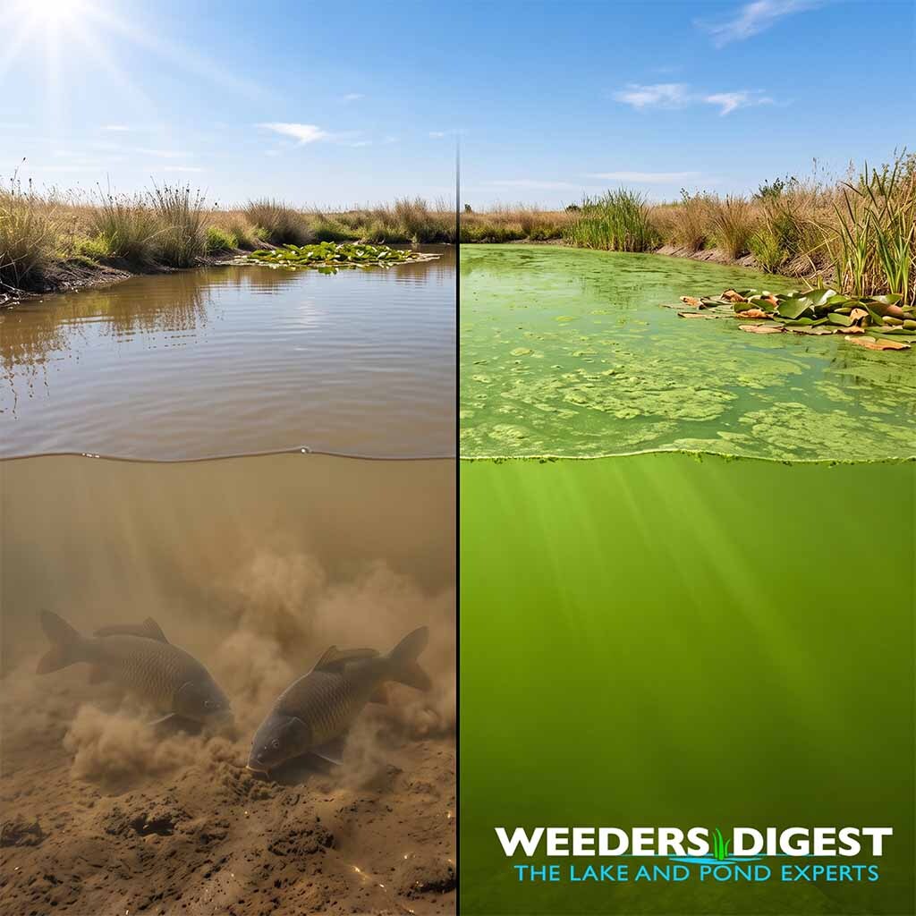 <p>Why Your Water Looks Murky Even When There Hasn't Been Any Rain</p>
<p>Your water looks murky even when there hasn't been any rain primarily because microscopic algae blooms, bottom-dwelling fish, or wind-driven wave action are actively suspending particles in the water column. While most...</p>
<p><a href="/lake-and-pond-science/why-your-water-looks-murky-even-when-there-hasn-t-been-any-rain/">Read more</a></p>